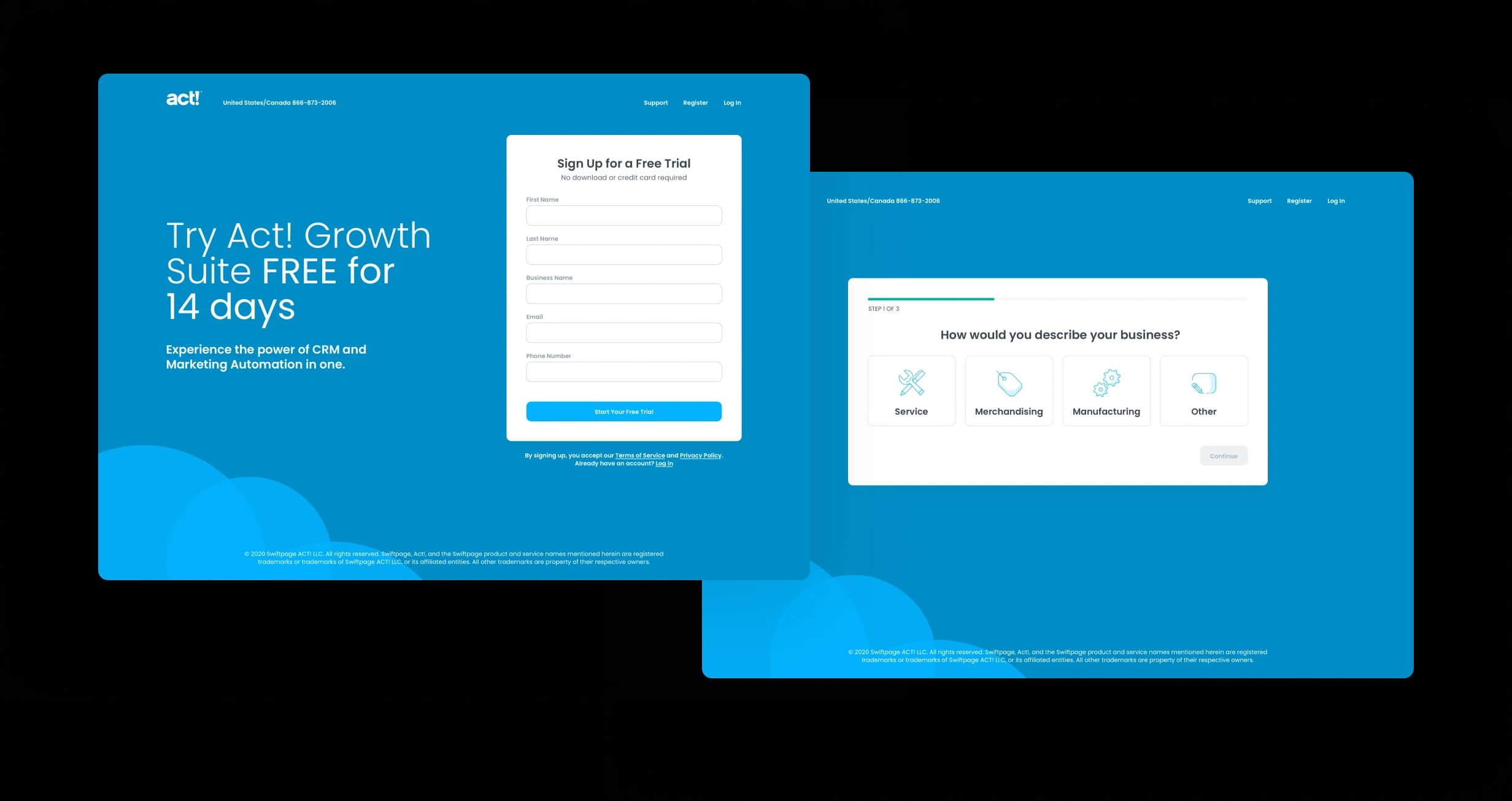 Act! Free Trial Experience