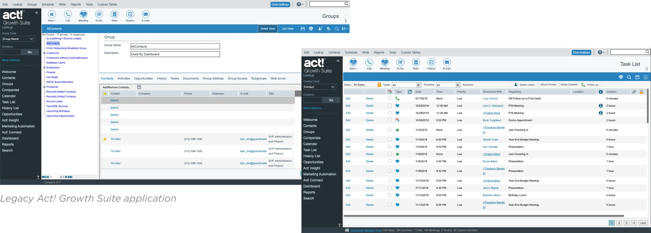 Act! Legacy Application