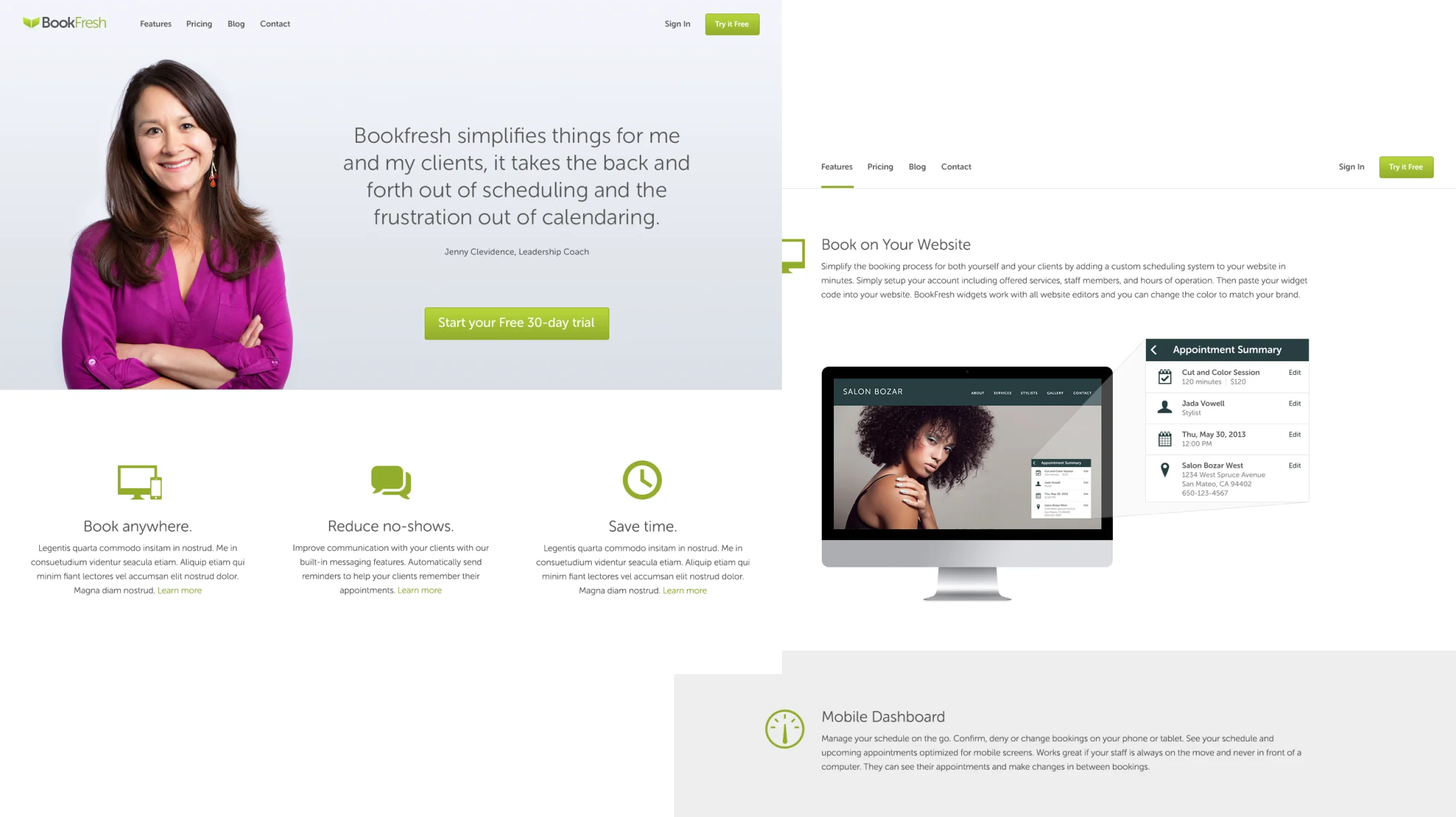 BookFresh Marketing Website