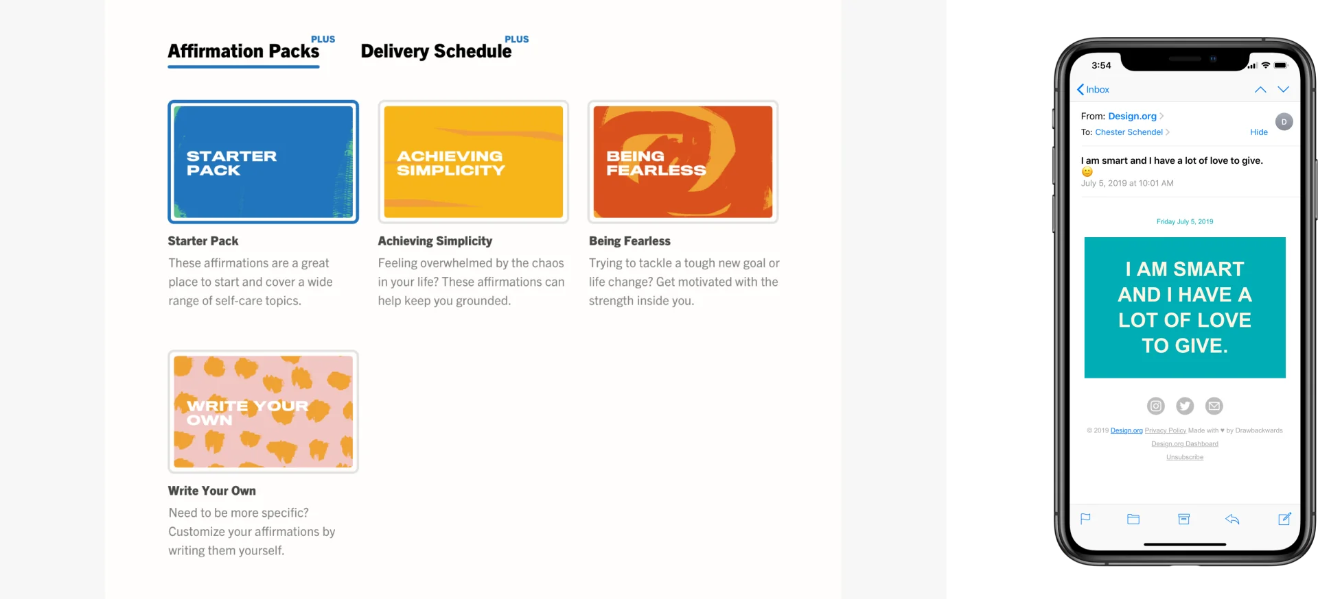 Custom Affirmation Packs