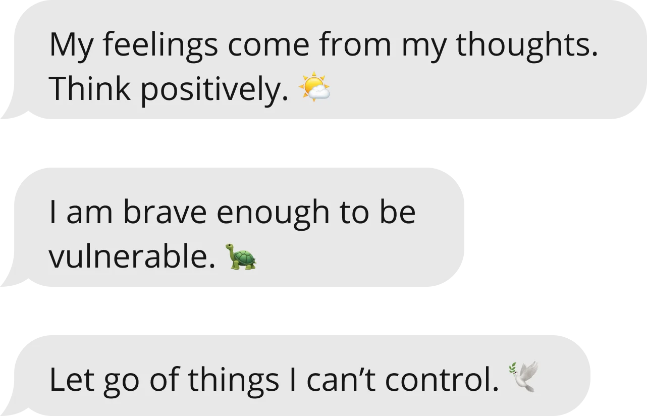 Affirmation Delivery