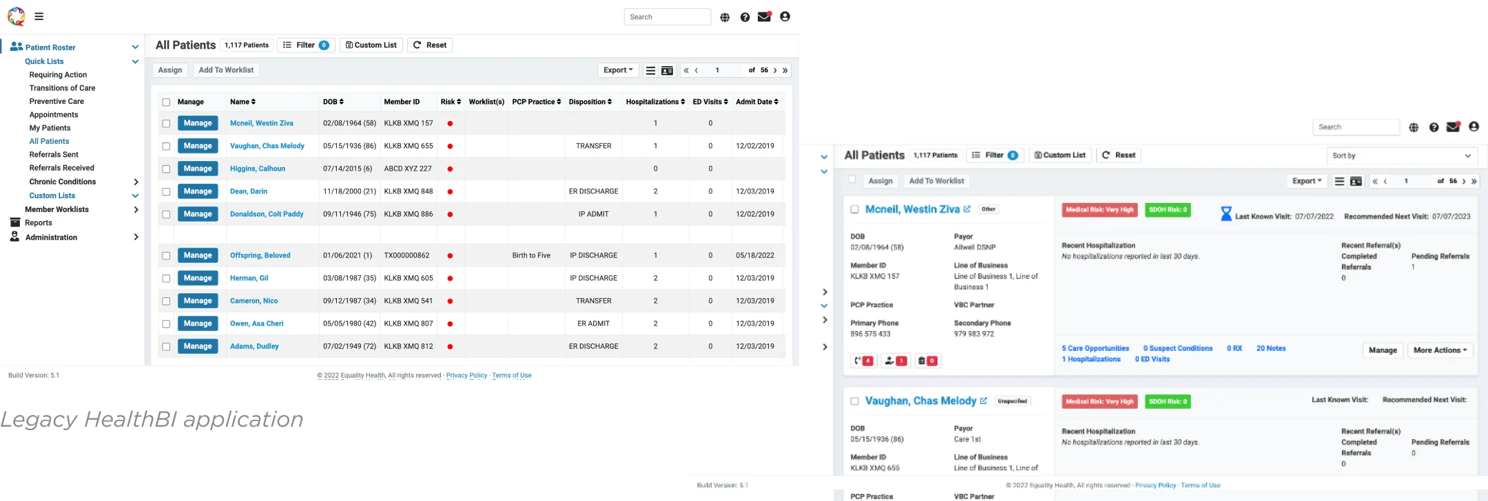 CareEmpower Legacy Interface