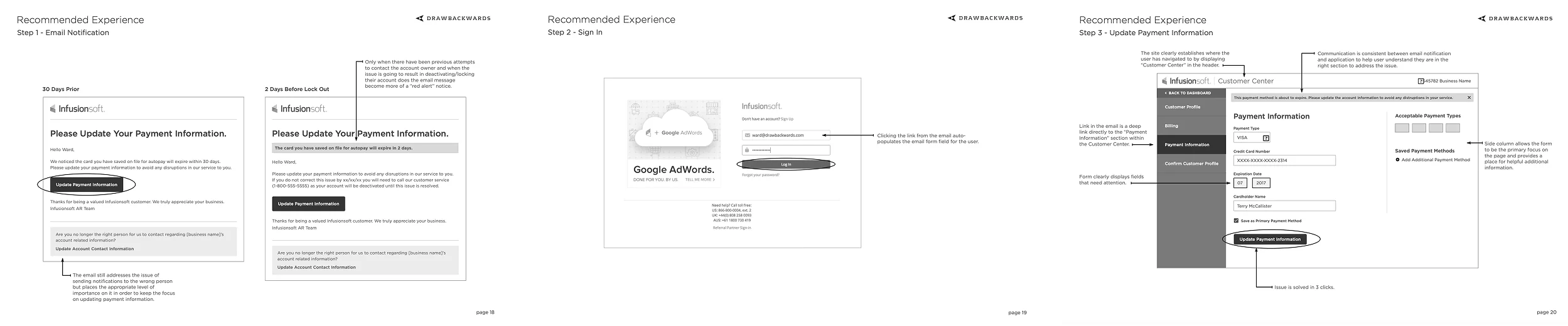 Redesigned Payment Update Experience